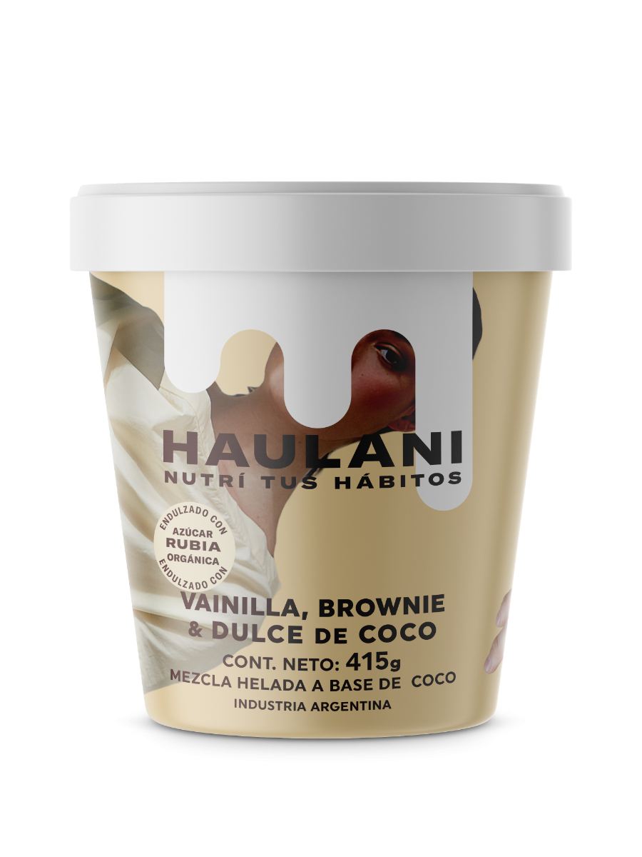 Pote Helado Brownie Dulce de Coco - 450 ml