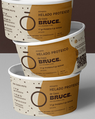 Helado Proteico de Coco Bruce x 250gr