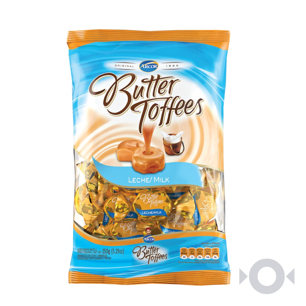Caramelos Butter Toffee de Leche