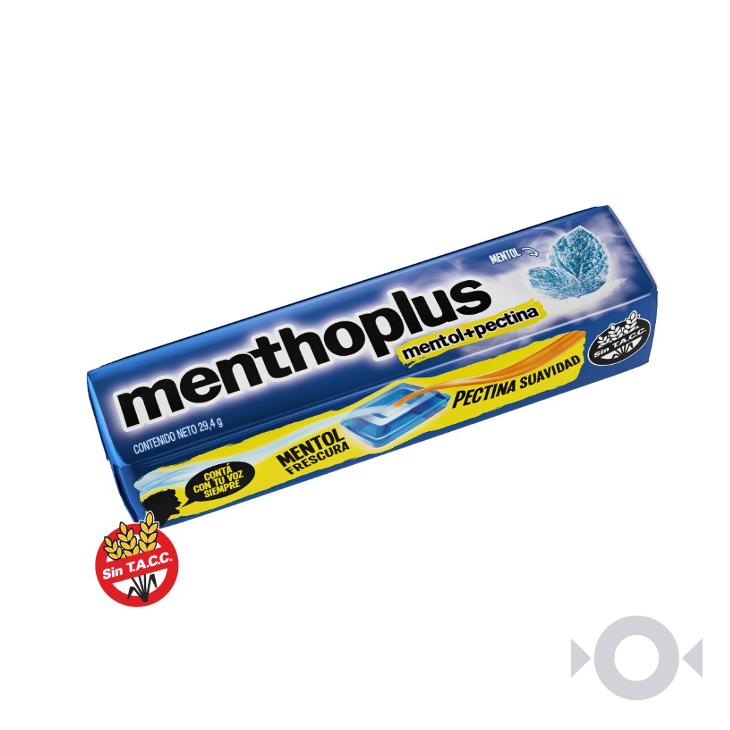 Pastillas Menthoplus Mentol x 12 unidades