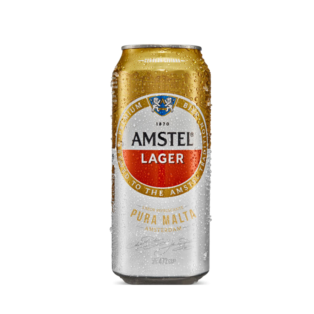 Amstel Lager Lata 24 x 473	