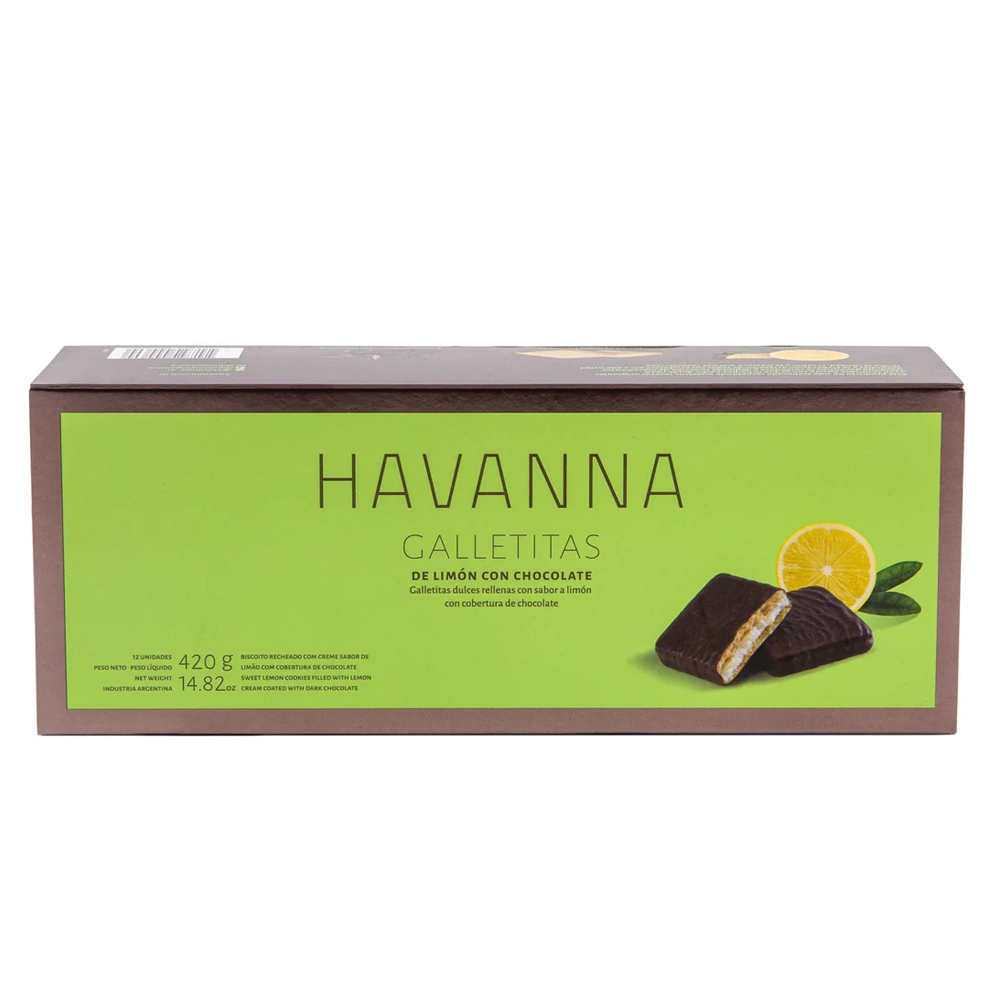 	Galletita de Limon Baño Chocolate 12	