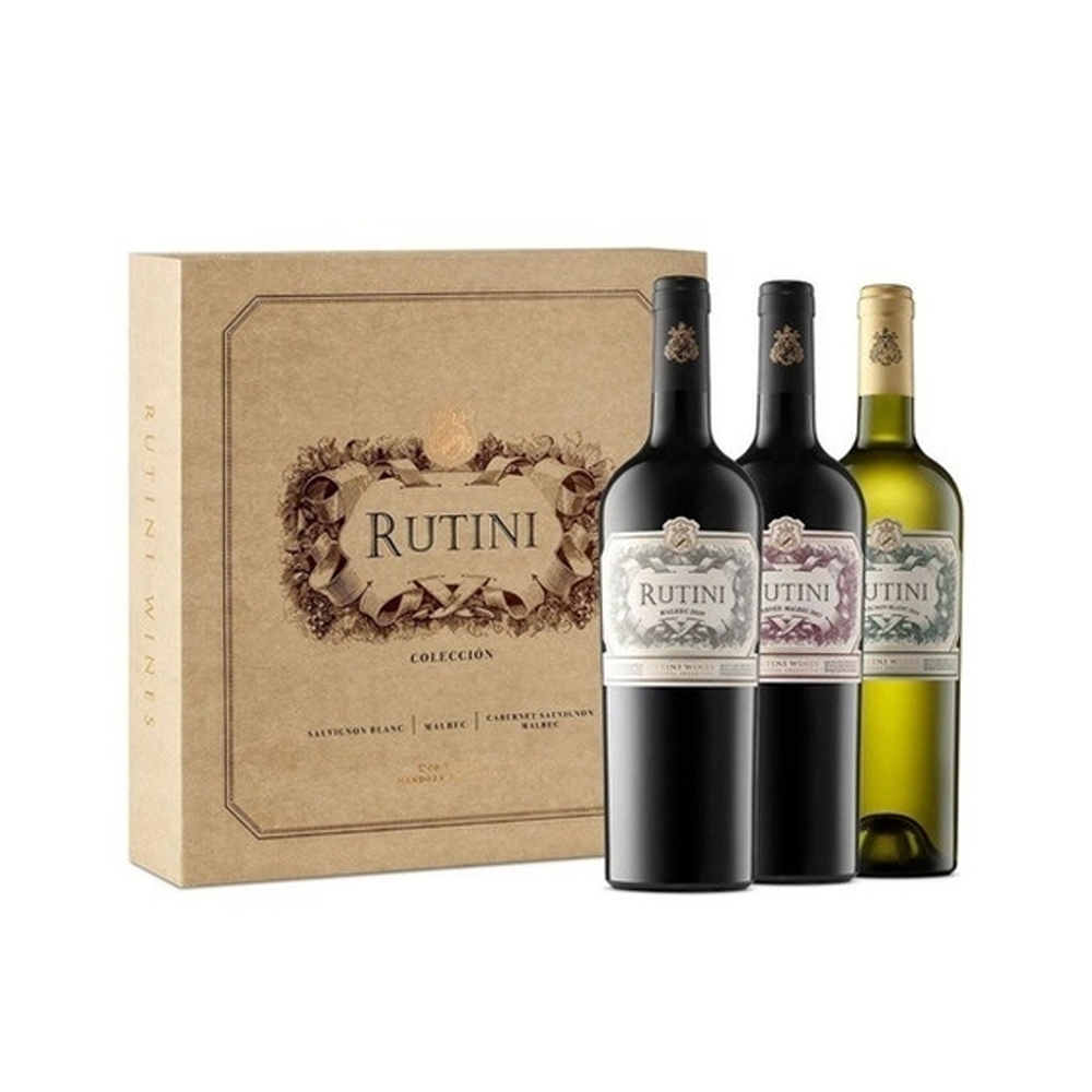 Rutini Cab Malb.-Malbec-Sauv. Estuche 3x750ml